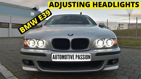 How To Adjust Aim The Headlights To Your Car Instructions And Details Bmw E39 Youtube