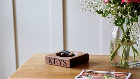 Personalised Wooden Key Bowl