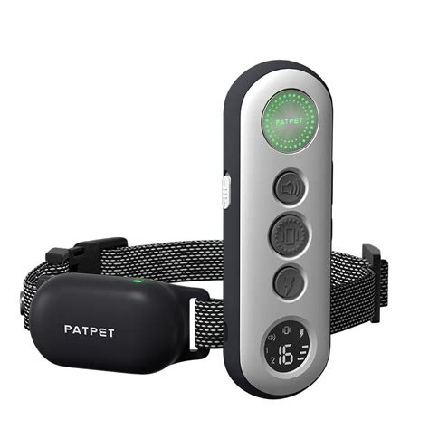 PATPET Electronic Dog Trainer - Waterproof, Rechargeable Collar with