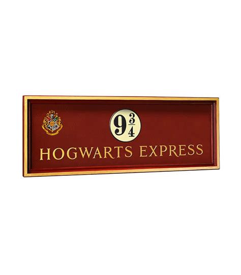 Hogwarts Express 9 3/4 platform Plate - Boutique Harry Potter