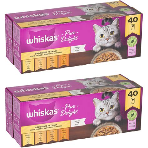 Whiskas Mokra karma dla kota drób kurczak w galaretce 80x85 g Whiskas