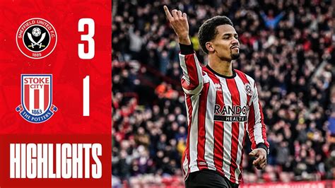 Iliman Ndiaye Goal Jayden Bogle Brace Sheffield United Stoke