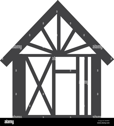 House Under Construction Vector