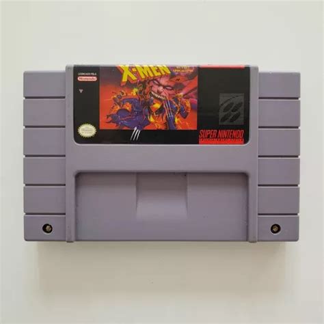 X Men Mutant Apocalypse Original Snes Super Nintendo Fita Escorrega