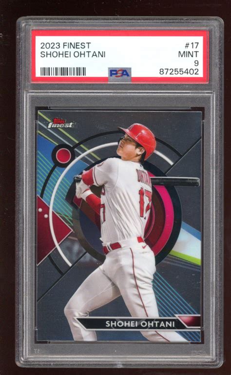 Shohei Ohtani 2023 Finest 17 PSA 9 Pristine Auction