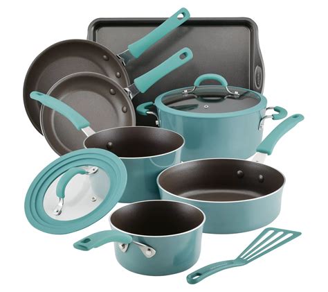 Rachael Ray Cook Create 10pc Aluminum Non Stik Cookware Set