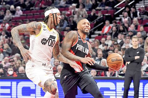 Lillard Has Season High 60 Points Blazers Beat Jazz 134 124 Borneo