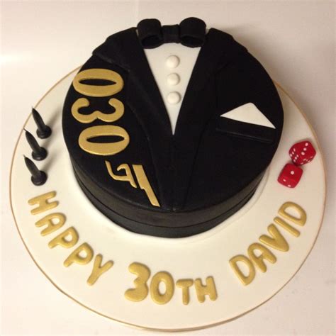 James Bond Themed Chocolate Mud Cake With Vanilla Bean Buttercream Th