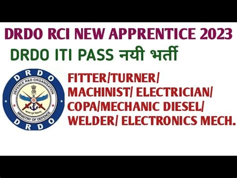 DRDO New Apprentice Bharti 2023 DRDO APPRENTICE RECRUITMENT DRDO