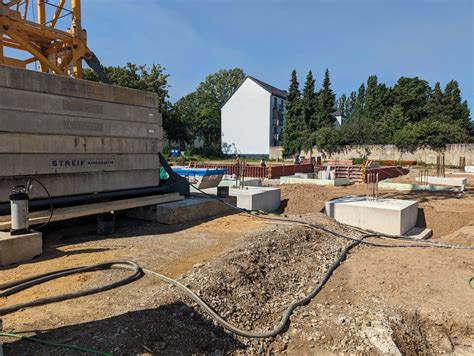 Grundsteinlegung des neuen Schulgebäudes Schloß Gymnasium Benrath