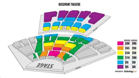 The Most Amazing In Addition To Beautiful Rosemont Theater Seating Chart Capitán