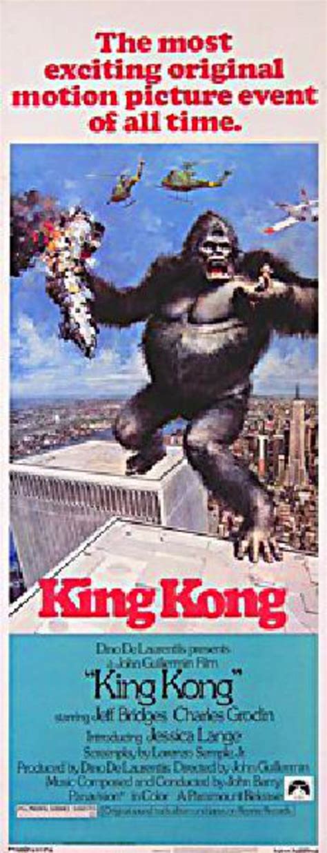 King Kong Original 1976 U.S. Insert Movie Poster - Posteritati Movie ...