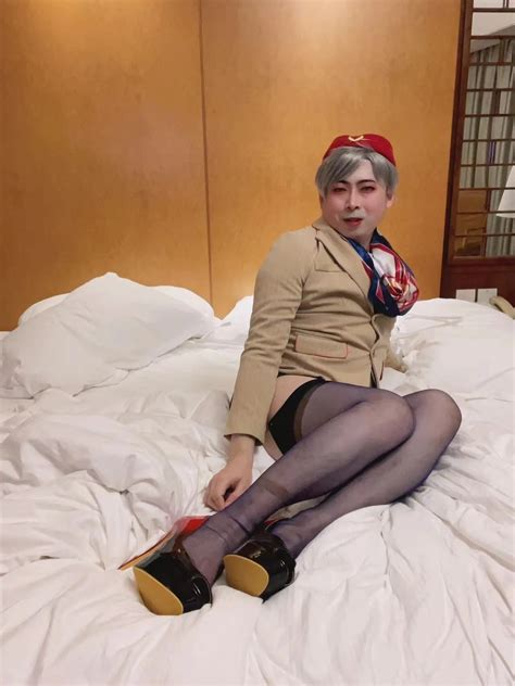 Asian Femboy Sissy In Emirates Cabin Crew Dress P Nude Pics XHamster
