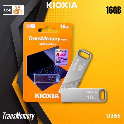 Kioxia Transmemory U366 แฟลชไดรฟ์ Usb รองรับอินเตอร์เฟซ Usb 32 Gen 1