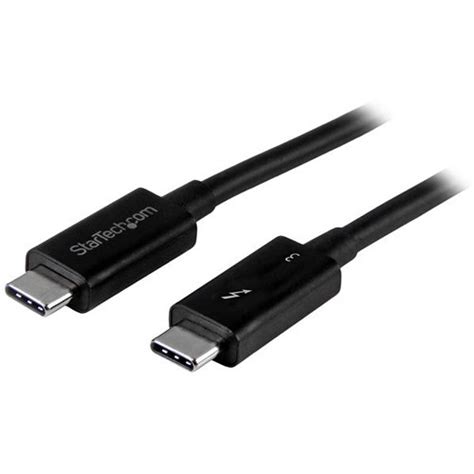 StarTech Thunderbolt 3 USB Type C Male Cable TBLT34MM50CM B H