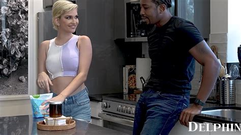 Stunning Blonde Milf Seduces Black Hunk