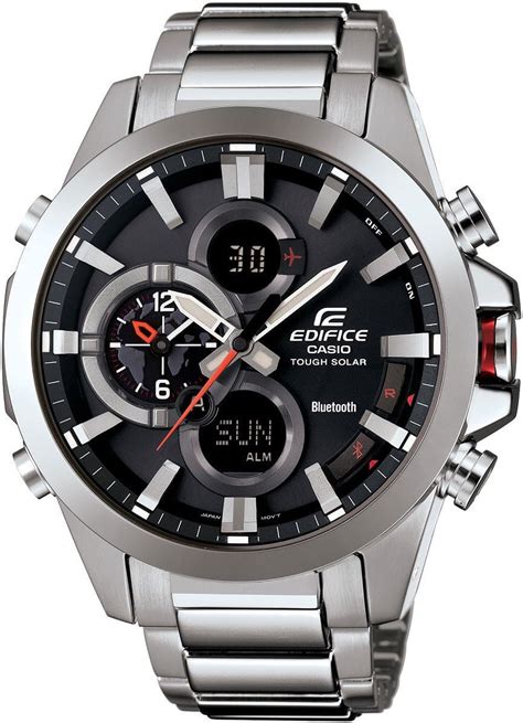 Casio Men S Edifice Tough Solar Stainless Steel Watch Casio Amazon