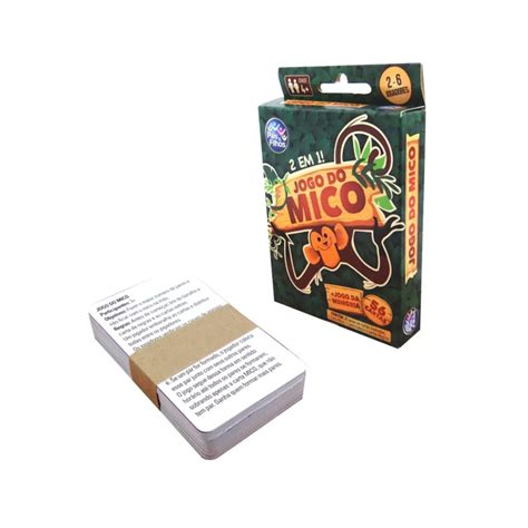 Jogo De Cartas Jogo Do Mico 2 Em 1 Pais E Filhos Shopel Papelaria