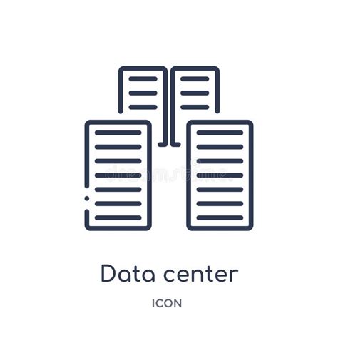 Linear Data Streaming Icon From Internet Security And Networking