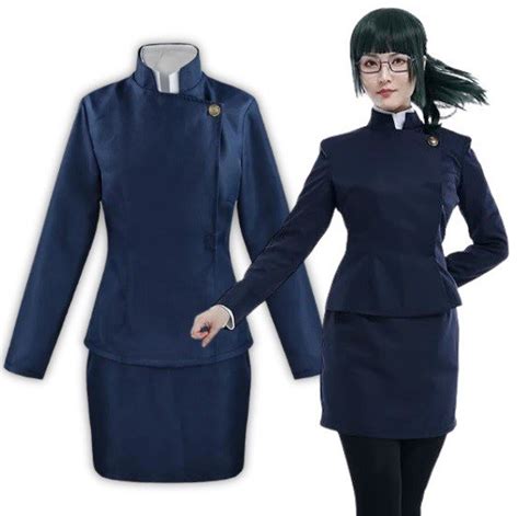 Strój Kostium Przebranie Anime Cosplay Maki Zenin Jujutsu 152 158 Cm