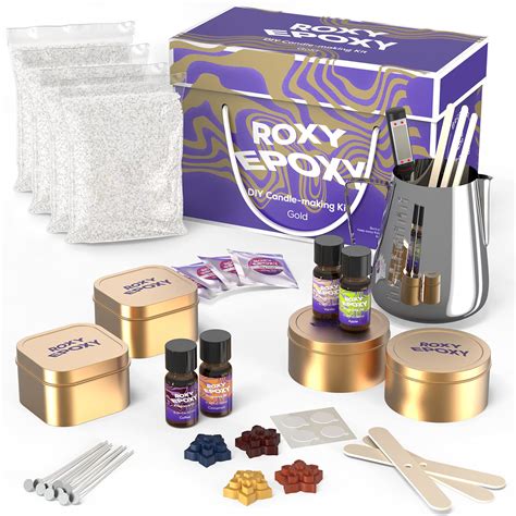 Buy Diy Candle Making Kit Gold Complete Supplies Set To Make Your Own