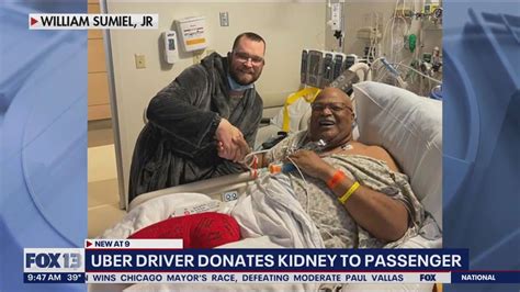 Uber Driver Donates His Kidney To His Passenger FOX 13 Seattle YouTube