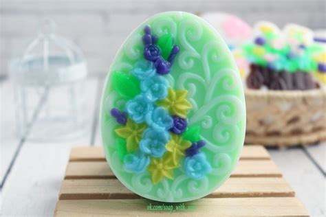 Пасхальное яйцо тоже может быть с цветами