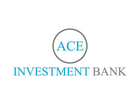 Serious Upmarket Financial Service Logo Design For Ace Investment