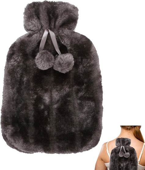 Pw Tools Hot Water Bottle Cover Only Large Soft Plush Fur Cute Hot Water Bottle Cover L