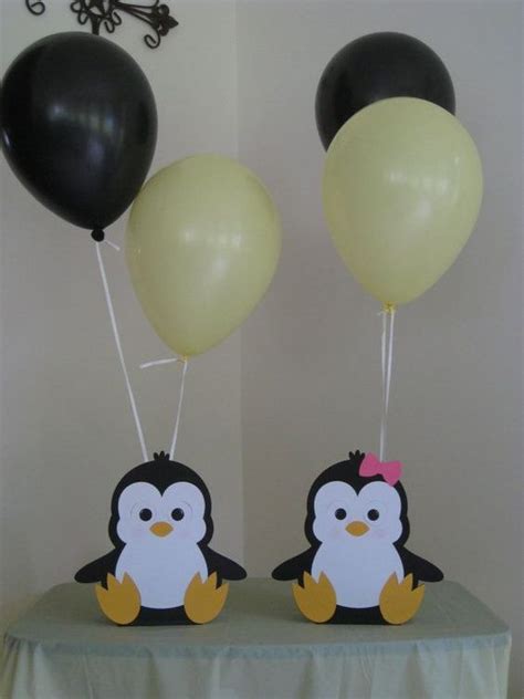 Yellow And Black For A Penguin Baby Shower Penguin Birthday Party