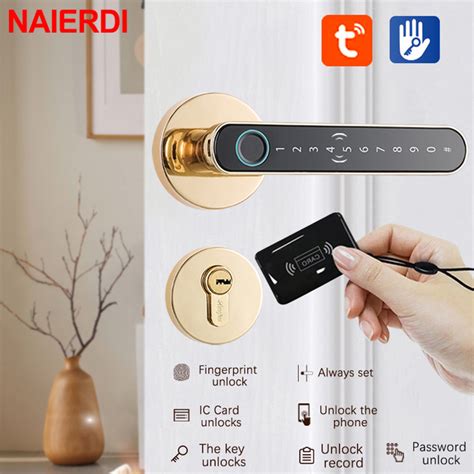 Naierdi Fingerprint Door Lock Smart Biometric Door Lock With App Code