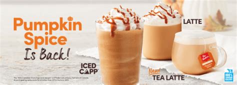 Tim Hortons Canada Pumpkin Spice is Back + NEW Pumpkin Spice Tea Latte ...