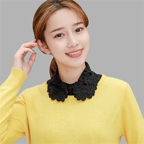 Lace Fake Collar Neck Scarf Shawl Wrap Adjust Clothes Women Girls Ebay