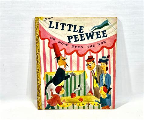 Little Golden Book Little Peewee Now Open The Box Dorothy Kunhardt Vintage Storybook 1948 E