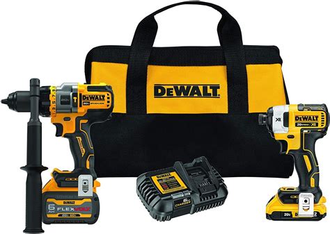 DEWALT FLEXVOLT ADVANTAGE 20V MAX Combo Kit With Hammer Drill Impact