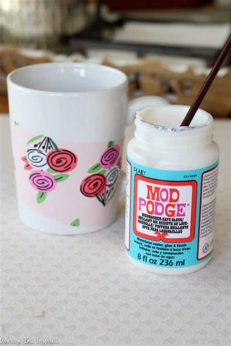 How To Make A Bold Diy Tissue Paper Mug Average But Inspired