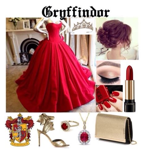 Gryffindor Yule Ball Harry Potter Houses Outfits Gryffindor Yule