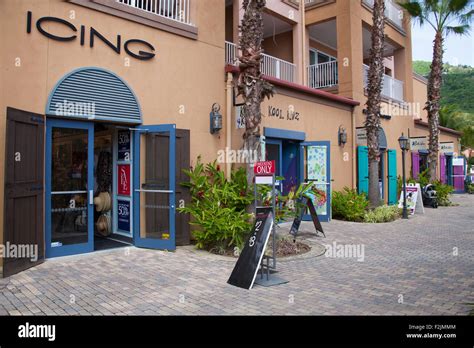 Yacht Haven St Thomas Us Virgin Islands Stock Photo Alamy