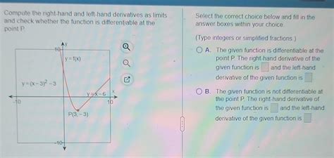 Solved Compute The Right Hand And Left Hand Derivatives As Chegg