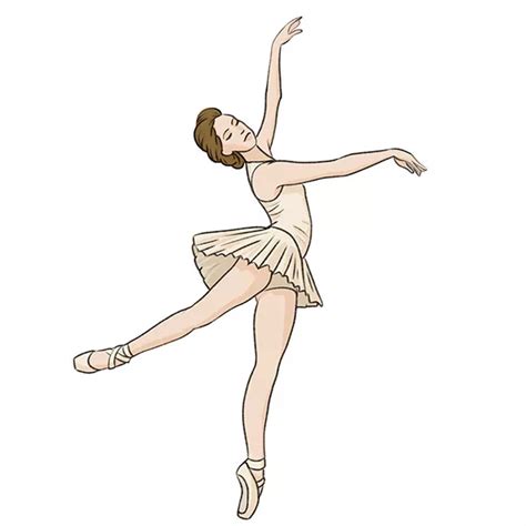 How To Draw A Dancer Easy Drawing Art