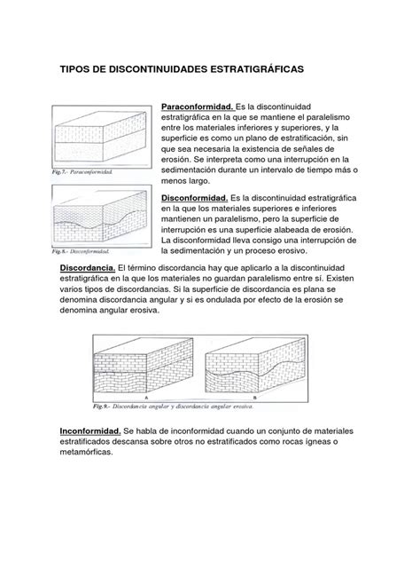 Tipos De Discordancias Pdf