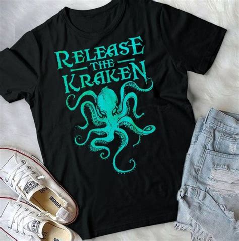 Seattle Kraken T Shirt Unisex T Shirt Release The Kraken Etsy