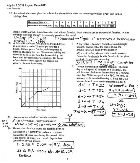 The Ultimate Guide To Algebra Regents August Answers And