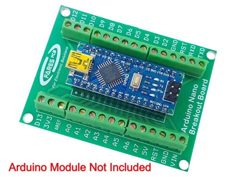 Arduino Nano Breakout Board Fares Pcb