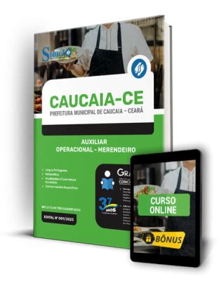 Faça o Download Apostila Prefeitura de Caucaia CE 2023 Auxiliar