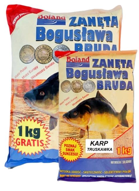 Boland Zanęta Popularna Karp Truskawka 1 kg Pan Ryba