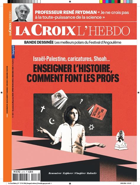 La Croix L Hebdo N217 du 25 janvier 2024 à télécharger sur iPad