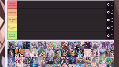 Animes Tierlist De Los Mejores Y Los Peores Youtube