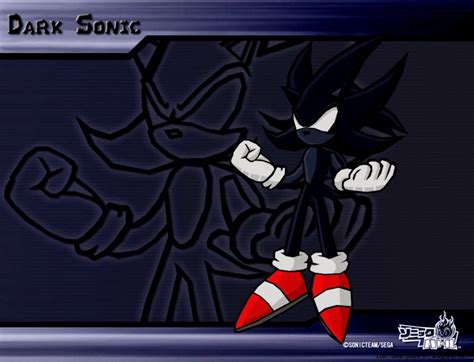 Download Dark Sonic Black Art Wallpaper