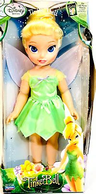 Playmates Toys Disney Fairies Tinker Bell Vinyl Doll Damaged